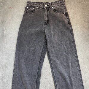 Men's Wide Leg Relaxed Gray Jeans Small 29” Against All Odds